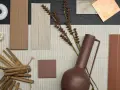 Jak stworzyć moodboard weselny, unikając objawów braku spójności stylistycznej. Paleta barw ziemi, tekstury i naturalne materiały.