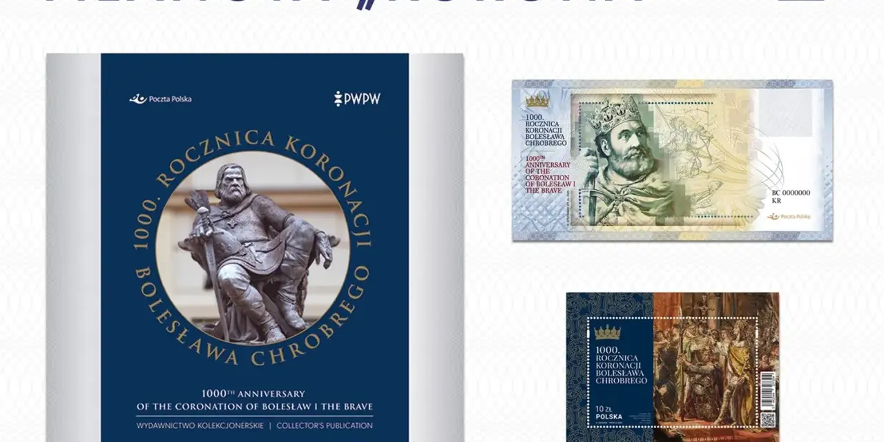 Koperta z Bolesławem Chrobrym i znaczek pocztowy z jego koronacją. Czy warto inwestować w personalizowane znaczki pocztowe na koperty?