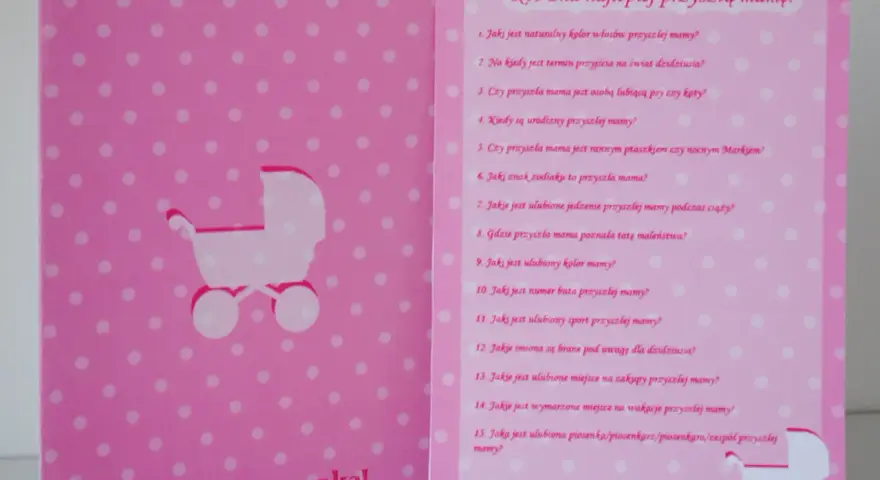Kto zna najlepiej przyszłą mamę? Pytania do gry na baby shower, jak napisać zaproszenie na "baby shower" propozycje tekstów.