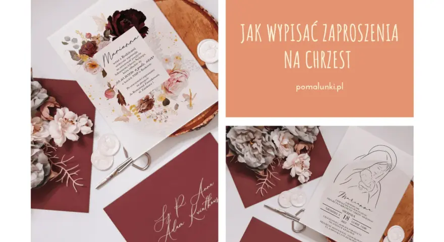 Jak wypisać zaproszenie dla chrzestnych, które wzruszy i zachwyci