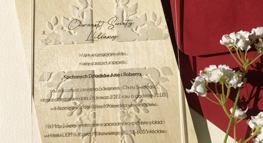 Jak wypisać zaproszenie na chrzest - kluczowe elementy i wzory