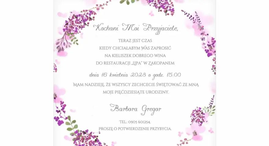Jak wypisać zaproszenie na urodziny - kluczowe informacje i wzory