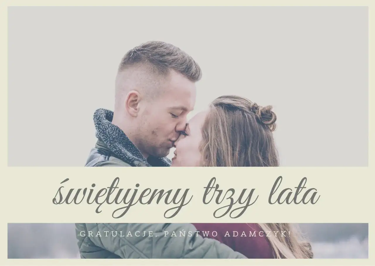 Para świętuje trzy lata małżeństwa. Piękne życzenia z okazji rocznicy ślubu dla Państwa Adamczyk!